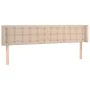 Cabecero de cuero sintético color capuchino 163x16x78/88 cm de , Cabeceros y pies de cama - Ref: Foro24-3118869, Precio: 73,4...