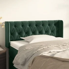 Kopfteil aus dunkelgrünem Samt, 103 x 16 x 78/88 cm von , Kopf- und Fußteile - Ref: Foro24-3119149, Preis: 58,09 €, Rabatt: %