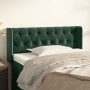 Cabecero de terciopelo verde oscuro 103x16x78/88 cm de , Cabeceros y pies de cama - Ref: Foro24-3119149, Precio: 59,13 €, Des...