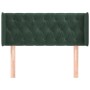 Cabecero de terciopelo verde oscuro 103x16x78/88 cm de , Cabeceros y pies de cama - Ref: Foro24-3119149, Precio: 59,13 €, Des...