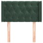 Cabecero de terciopelo verde oscuro 83x16x78/88 cm de , Cabeceros y pies de cama - Ref: Foro24-3119137, Precio: 57,85 €, Desc...