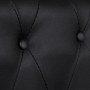 Sofá Chesterfield de 2 plazas cuero sintético negro de vidaXL, Sofás - Ref: Foro24-242369, Precio: 467,93 €, Descuento: %