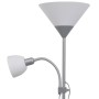 Lámpara de pie gris de vidaXL, Lámparas - Ref: Foro24-242732, Precio: 37,76 €, Descuento: %