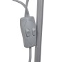 Lámpara de pie gris de vidaXL, Lámparas - Ref: Foro24-242732, Precio: 37,76 €, Descuento: %