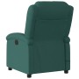 Sillón reclinable de masaje eléctrico tela verde oscuro en Sillones | Comprar online en Foru.es