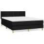 Boxspringbett mit schwarzer Stoffmatratze 140x200 cm von , Betten und Lattenroste - Ref: Foro24-3130595, Preis: 457,48 €, Rab...
