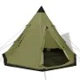 Tienda de campaña para 4 personas verde de vidaXL, Tiendas de campaña - Ref: Foro24-91007, Precio: 91,28 €, Descuento: %
