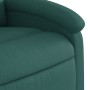 Sillón reclinable de masaje eléctrico tela verde oscuro en Sillones | Comprar online en Foru.es