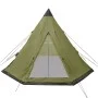 Tienda de campaña para 4 personas verde de vidaXL, Tiendas de campaña - Ref: Foro24-91007, Precio: 91,28 €, Descuento: %