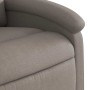 Sillón reclinable de masaje eléctrico tela gris taupe en Sillones | Comprar online en Foru.es