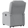 Sillón reclinable elevable de tela gris claro en Sillones | Comprar online en Foru.es