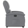 Sillón reclinable elevable de tela gris claro en Sillones | Comprar online en Foru.es