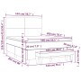 Cama box spring con colchón terciopelo gris claro 140x200 cm de , Camas y somieres - Ref: Foro24-3137725, Precio: 531,82 €, D...