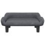 Cama para perros de terciopelo gris oscuro 70x40x24 cm en Camas para perros | Comprar online en Foru.es