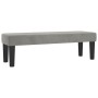 Cama box spring con colchón terciopelo gris claro 200x200 cm de , Camas y somieres - Ref: Foro24-3137863, Precio: 683,19 €, D...