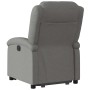 Sillón reclinable elevable de tela gris oscuro en Sillones | Comprar online en Foru.es