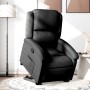 Sillón reclinable elevable tela negro en Sillones | Comprar online en Foru.es