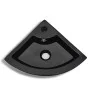 Washbasin with overflow 45x32x12.5 cm black by vidaXL, Sinks - Ref: Foro24-141924, Price: 84,35 €, Discount: %