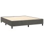 Cama box spring con colchón terciopelo gris oscuro 200x200 cm de , Camas y somieres - Ref: Foro24-3138104, Precio: 692,14 €, ...