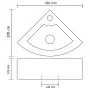 Washbasin with overflow 45x32x12.5 cm black by vidaXL, Sinks - Ref: Foro24-141924, Price: 84,35 €, Discount: %