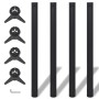 Patas de mesa ajustables en 4 alturas negro 870 mm de vidaXL, Patas para mesas - Ref: Foro24-242140, Precio: 63,51 €, Descuen...