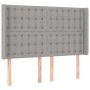 Cama box spring colchón y luces LED tela gris claro 140x200 cm de , Camas y somieres - Ref: Foro24-3138637, Precio: 505,34 €,...
