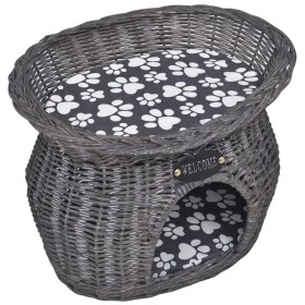 Willow Pet House/Bed/Scratcher with Cushion by vidaXL, Cat beds - Ref: Foro24-170222, Price: 86,44 €, Discount: %