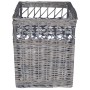 Casa/cama/ rascador para mascotas de sauce con cojín cuadrada de vidaXL, Camas para gatos - Ref: Foro24-170225, Precio: 73,69...