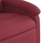 Sillón reclinable elevable tela rojo tinto en Sillones | Comprar online en Foru.es