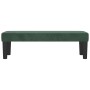 Banco de terciopelo verde oscuro 100x30x30 cm de , Bancos - Ref: Foro24-346669, Precio: 49,95 €, Descuento: %