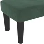 Banco de terciopelo verde oscuro 100x30x30 cm de , Bancos - Ref: Foro24-346669, Precio: 58,23 €, Descuento: %