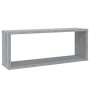 Estantes cúbicos de pared 6 uds madera gris Sonoma 60x15x23 cm de , Estantes y estanterías - Ref: Foro24-815929, Precio: 62,4...