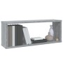 Estantes cúbicos de pared 6 uds madera gris Sonoma 60x15x23 cm de , Estantes y estanterías - Ref: Foro24-815929, Precio: 62,4...