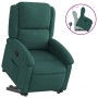 Sillón reclinable elevable tela verde oscuro en Sillones | Comprar online en Foru.es