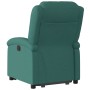 Sillón reclinable elevable tela verde oscuro en Sillones | Comprar online en Foru.es