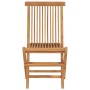 Sillas de jardín plegables 2 unidades madera maciza de teca de vidaXL, Sillas de jardín - Ref: Foro24-41993, Precio: 140,93 €...