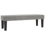 Box spring bed with light gray velvet mattress 140x190 cm by , Beds and slatted bases - Ref: Foro24-3137719, Price: 575,91 €,...