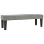 Cama box spring con colchón terciopelo gris claro 140x190 cm de , Camas y somieres - Ref: Foro24-3137719, Precio: 576,37 €, D...