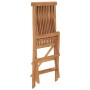 Sillas de jardín plegables 2 unidades madera maciza de teca de vidaXL, Sillas de jardín - Ref: Foro24-41993, Precio: 140,93 €...