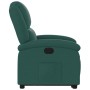 Sillón reclinable elevable tela verde oscuro en Sillones | Comprar online en Foru.es