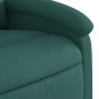 Sillón reclinable elevable tela verde oscuro en Sillones | Comprar online en Foru.es