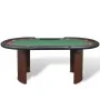 Poker table 10 players chip tray and dealer area by vidaXL, Game and poker tables - Ref: Foro24-80133, Price: 275,46 €, Disco...