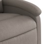 Sillón reclinable elevable tela gris taupe en Sillones | Comprar online en Foru.es