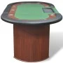 Poker table 10 players chip tray and dealer area by vidaXL, Game and poker tables - Ref: Foro24-80133, Price: 275,46 €, Disco...