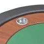 Poker table 10 players chip tray and dealer area by vidaXL, Game and poker tables - Ref: Foro24-80133, Price: 275,46 €, Disco...