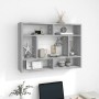 Estantería de pared madera de ingeniería gris sonoma 75x16x55cm de , Estantes y estanterías - Ref: Foro24-815844, Precio: 37,...