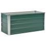 Arriate de jardín de acero galvanizado verde 100x40x45 cm de , Maceteros y jardineras - Ref: Foro24-44855, Precio: 43,34 €, D...