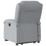 Sillón de masaje reclinable de pie de tela gris claro en Sillones | Comprar online en Foru.es