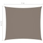 Toldo de vela rectangular tela Oxford gris taupe 2,5x3 m de , Sombrillas - Ref: Foro24-135425, Precio: 30,59 €, Descuento: %