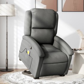 Silla de masaje reclinable de pie de tela gris oscuro en Sillones | Comprar online en Foru.es